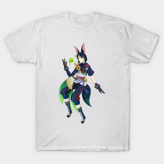 Genshin Impact - Tighnari T-Shirt by giratina13